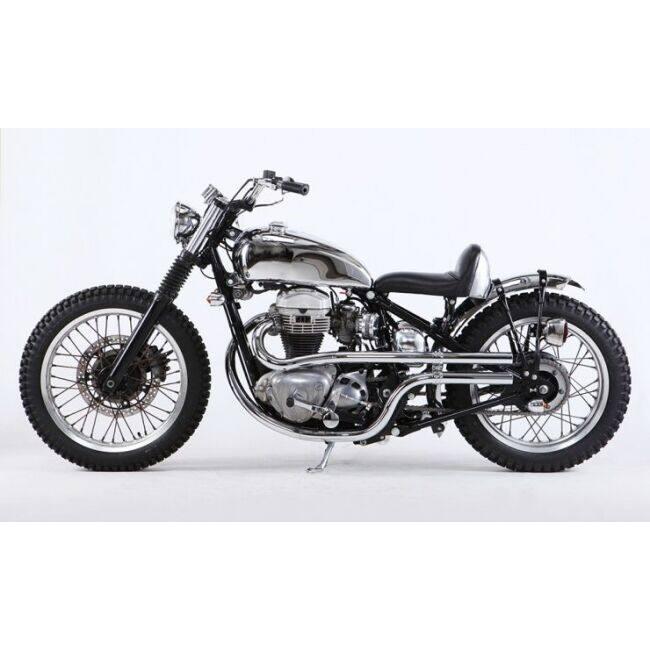 W650ガソリンタンク　W2カラー Motor Rock モーターロック ボンネビルタンクキット カラー：スチール