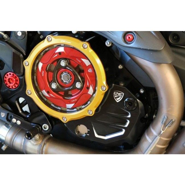 CNC Racing シーエヌシーレーシング クリアクラッチカバー バイカラー カラー：ブラック／ゴールド DUCATI ドゥカティ クラッチカバー エンジンパーツ エンジン | CNC RACING | 03