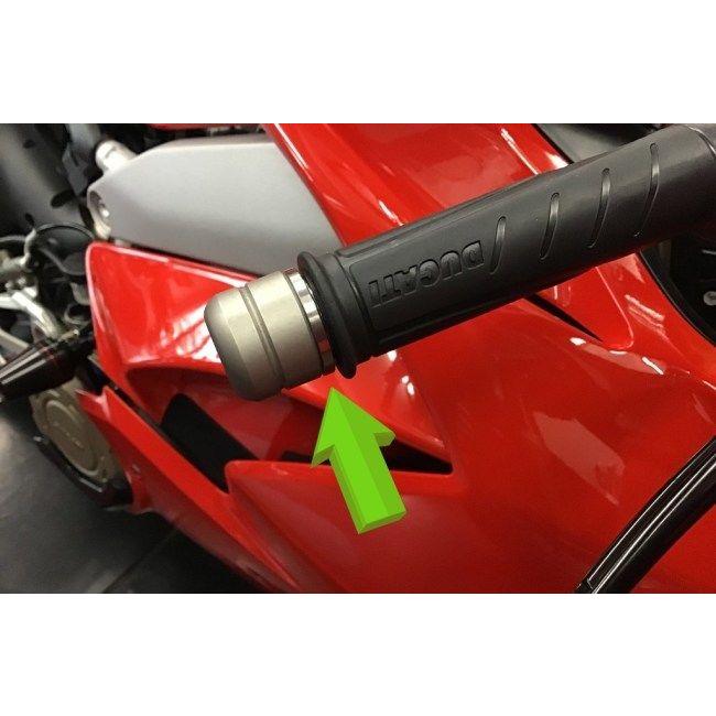 DUCATI AELLA ハンドルバーエンドスライダー＆チタンエンドカラー DUCATI AELLA ハンドルバーエンドスライダー＆チタンエンドカラー