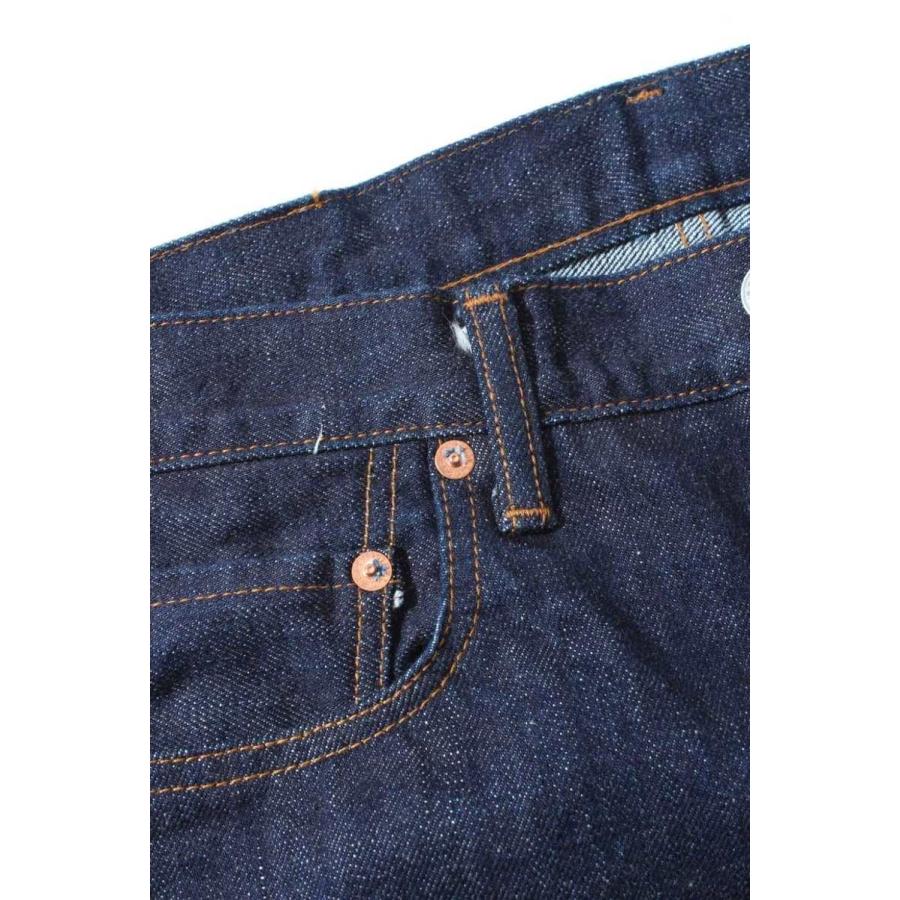 マディソンブルー　デニムパンツ　ストレート　青　S ボタンフライ　セルビッチ　1 MADISON BLUE/マディソン ブルー】 SAROUEL PT DENIM（デニム