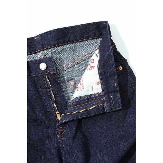児島ジーンズ 15oz セルビッチデニム ストレート ワンウォッシュ