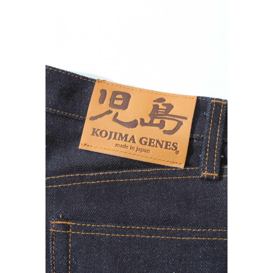 児島ジーンズ 23oz セルビッチ ストレートデニムパンツ ジップ