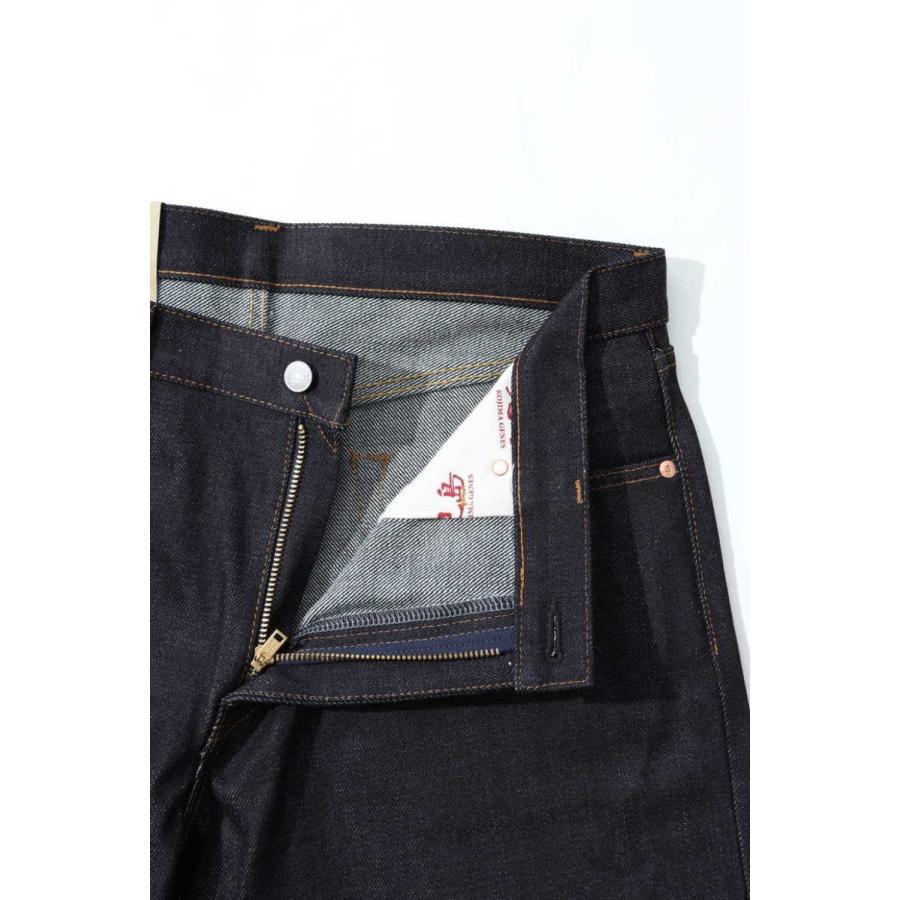 児島ジーンズ 23oz セルビッチ ストレートデニムパンツ ジップフライ