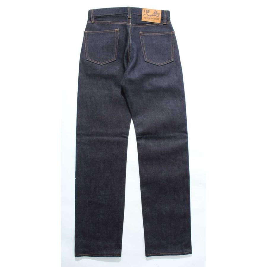 児島ジーンズ 23oz セルビッチ ストレートデニムパンツ ジップフライ