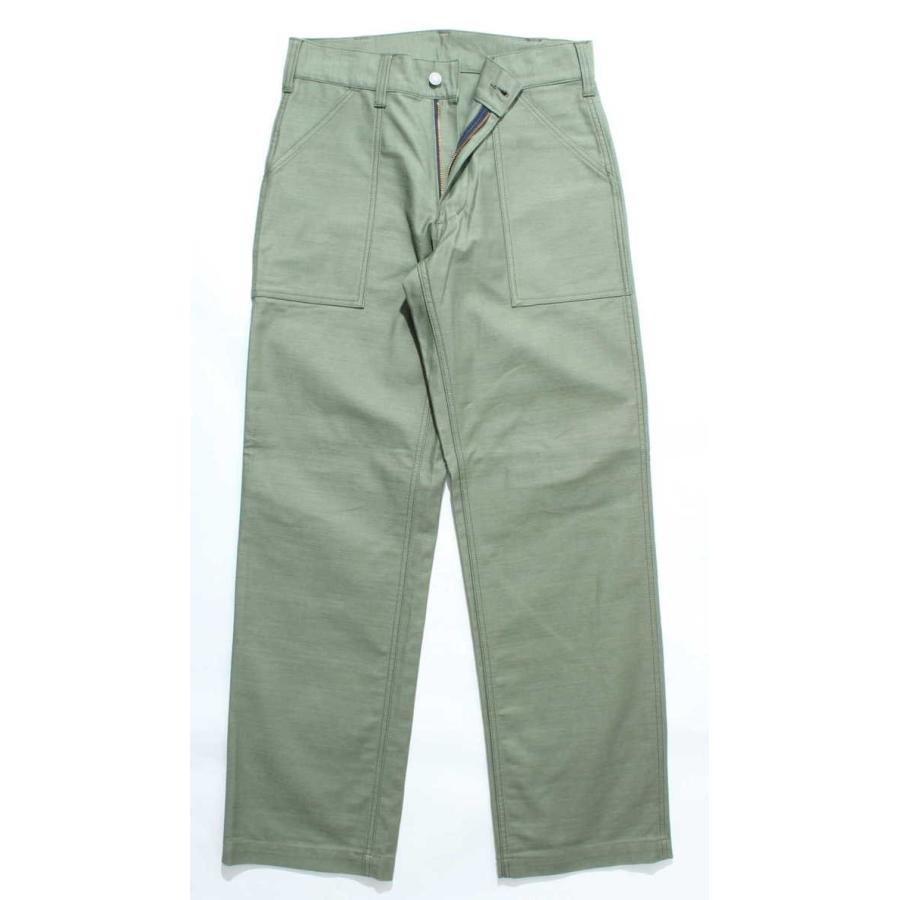児島ジーンズ ベーシックベイカーパンツ【カーキ】 サイズ：38 デニム