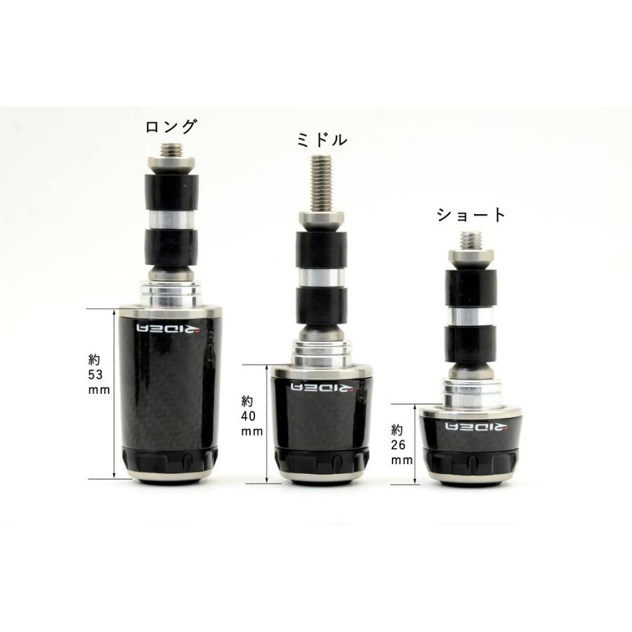 RIDEA リデア ハンドルバーエンド ロングタイプ ハンドル内径18-20mm用 バーエンド ハンドル | RIDEA | 01