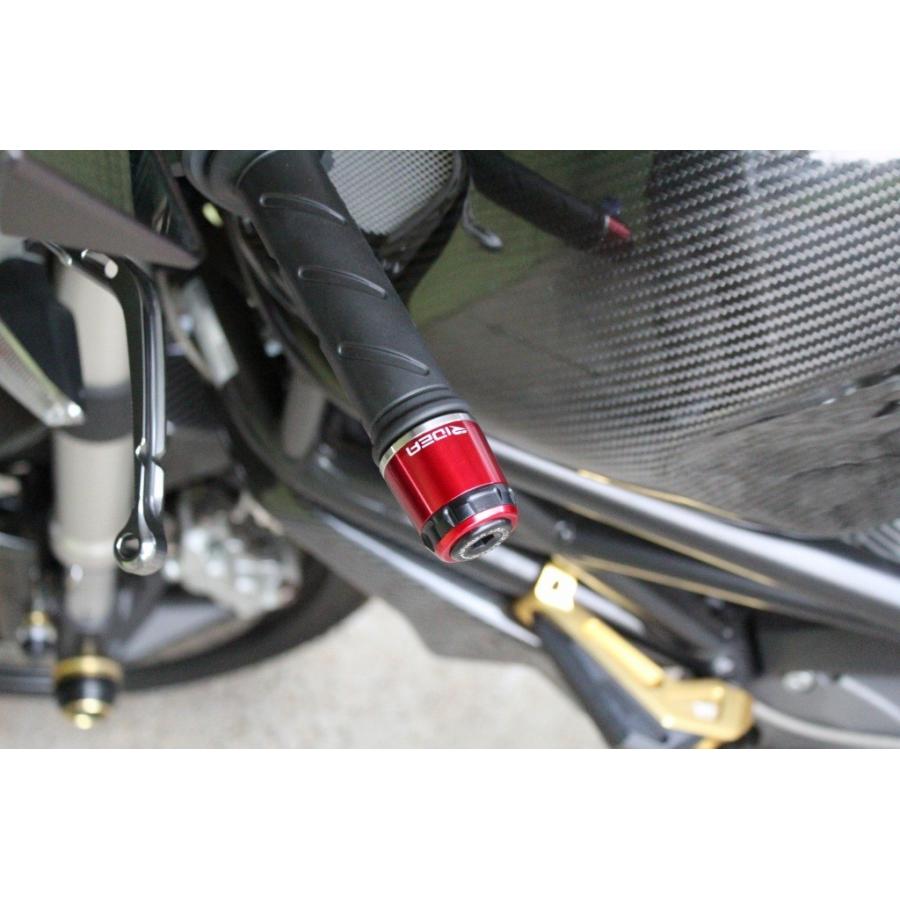 RIDEA リデア ハンドルバーエンド ミドルタイプ カラー：ブラック ハンドル内径15.5-18mm用 バーエンド ハンドル