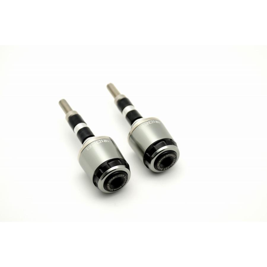 RIDEA リデア ハンドルバーエンド ミドルタイプ カラー：チタン ハンドル内径15.5-18mm用 バーエンド ハンドル