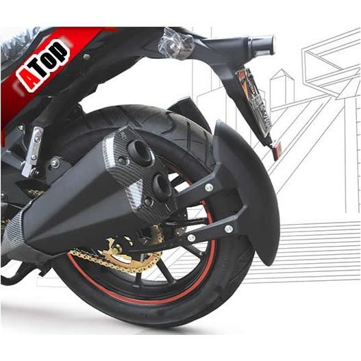 スズキ‼️GSX250E リアフェンダー 1式 小物入れ付き フラップ付き ATop エートップ スプラッシュガード GSX250R Vストローム250 SUZUKI
