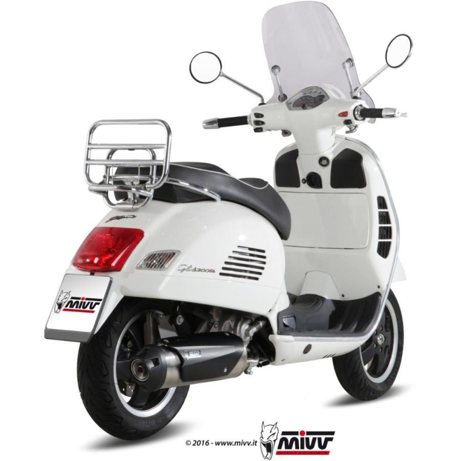 MIVV ミヴ URBAN フルエキゾーストマフラー VESPA GTS 300 PIAGGIO 