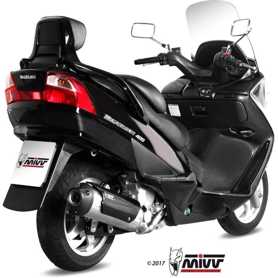 【送料込】MIVV ミヴ MOVER スリップオンマフラーBURGMAN 400 Webike | MIVV ミヴ MOVER スリップオンマフラー BURGMAN 400(MV