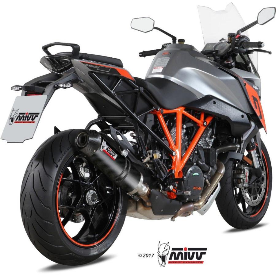 MIVV MIVV:ミヴ OVAL スリップオンマフラー 1290 SUPER DUKE GT