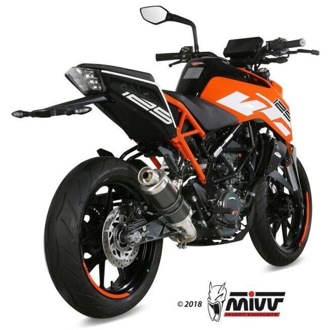 MIVV ミヴ 触媒レスパイプ 125 DUKE 390 RC KTM エキゾーストパイプ