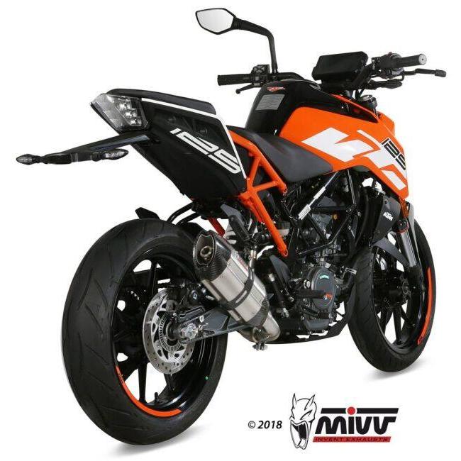 MIVV ミヴ 触媒レスパイプ 125 DUKE 390 RC KTM エキゾーストパイプ