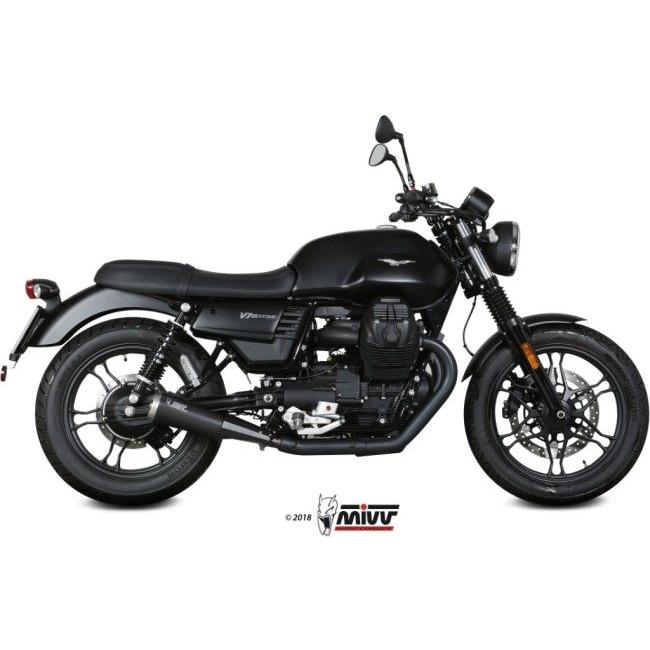 MIVV ミヴ GHIBLI BLACK スリップオンマフラー V7 III MOTOGUZZI モトグッチ｜webike｜02