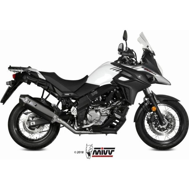 MIVV ミヴ SPEED EDGE BLACK スリップオンマフラー Vストローム650