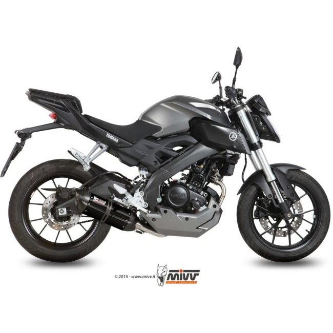 MIVV ミヴ SUONO BLACK フルエキゾーストマフラー YZF-R125 MT-125