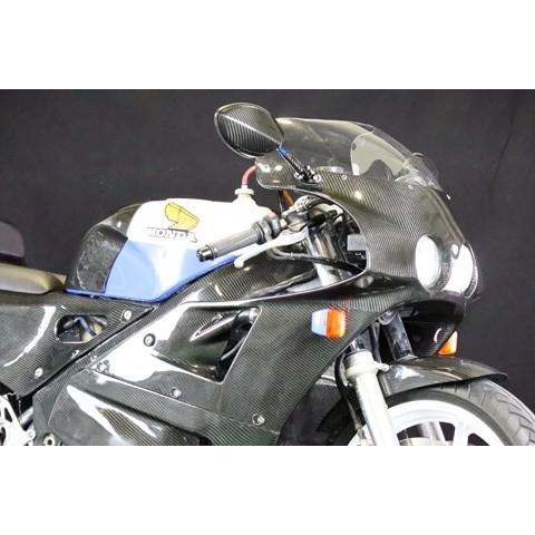 A-TECH エーテック ストリート用アッパーカウル スタンダード 素材：綾織ドライカーボン(DC) VFR750R HONDA ホンダ アッパーカウル・フロントカウル カウル関連