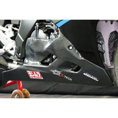 A-TECH エーテック アンダーカウル SPL 素材：FRP／黒(FB) クリア塗装無し GSX-R125 SUZUKI スズキ カウル関連 外装の画像