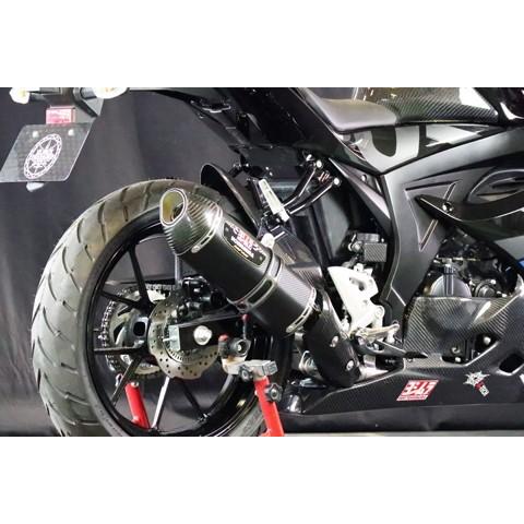 A-TECH エーテック マフラーヒートガードSPL(ヨシムラ用) 素材：FRP／黒(FB) クリア塗装無し GSX-R125 SUZUKI スズキ マフラーガード・ヒートガード マフラー | A-TECH | 02