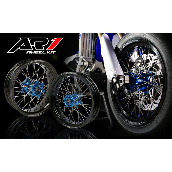 Z-WHEEL ズィーウィール AR1 モタード ホイールキット リア KX250 (2st) KX125 KX250F KX450F KLX450R｜webike｜06