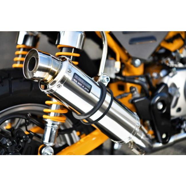 BEAMS ビームス R-EVO サイレンサー 【サイレンサータイプ】ステンレス／【重量】2.6kg(純正5.1kg) モンキー125 HONDA ホンダ フルエキゾーストマフラー