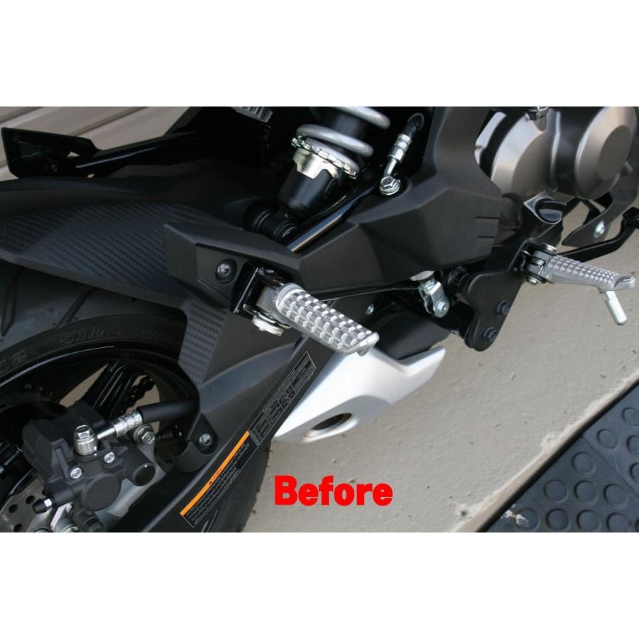 STRIKER ストライカー タンデムステップバー カラー：シルバーアルマイト KAWASAKI カワサキ タンデムステップ・タンデムブラケット ステップ 足回り_1