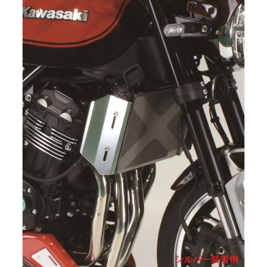 POSH Faith ポッシュ フェイス ラジエターエアディフェーザー カラー：ブルー CB1300スーパーフォア Z900RS CAFE ZRX1100 ZRX1200 ラジエーター 冷却関連 | ブランド登録なし | 02