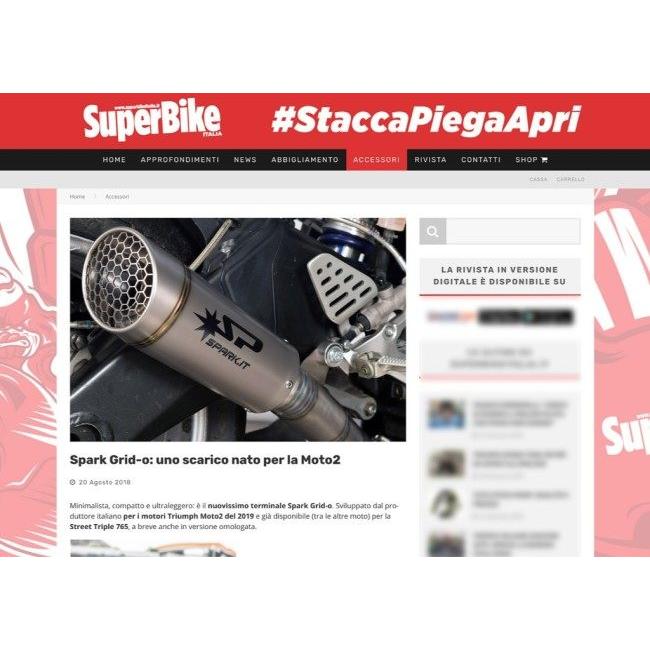 SPARK EXHAUST スパーク マフラー GRID-O 汎用サイレンサー 補修・汎用