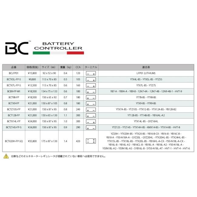BC BATTERY CONTROLLER ビーシーバッテリーコントローラー リチウム