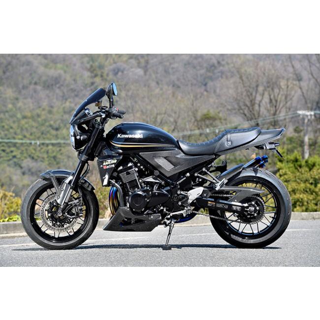 z900rs 用 マジカルレーシング カーボンフロントフェンダー Z900RS【KAWASAKI】カーボン フロントフェンダー BLESS R's【光沢