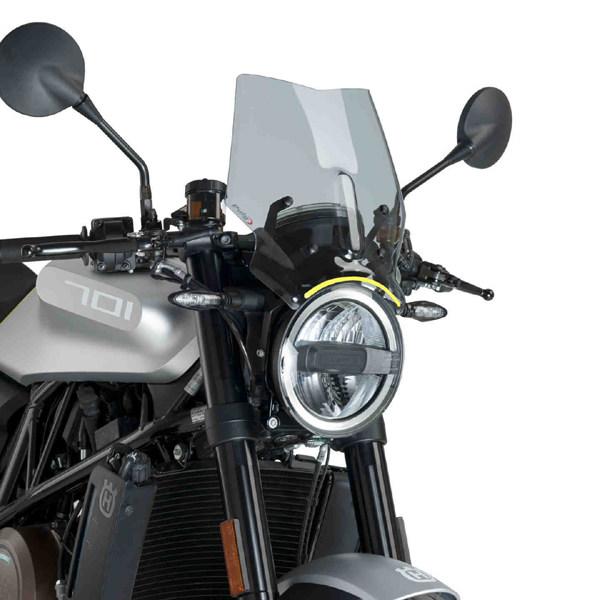 Puig プーチ ニュージェネレーションNKスクリーン(SPORT) カラー：スモーク VITPILEN 701 HUSQVARNA ハスクバーナ スクリーン 外装_4