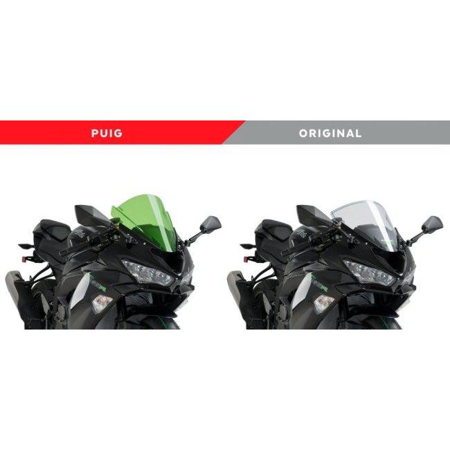 Puig（プーチ） レーシングスクリーン カラー：ブラック ZX-6R ZX-10R