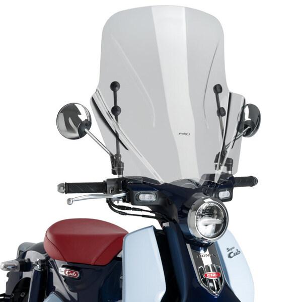 Puig プーチ ウインドシールド T.X.(Windshield T.X.) 125I C125 E4 スーパーカブ E5 スーパーカブC125 HONDA ホンダ スクリーン 外装_5