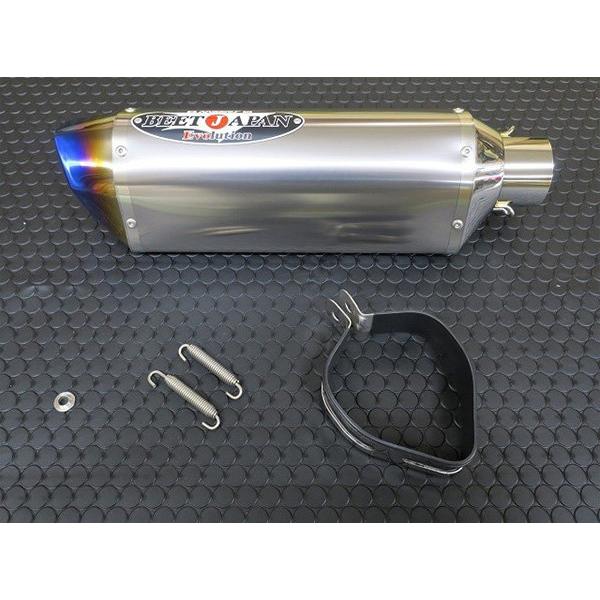 BEET ビート NASSERT(ナサート) Evolution TypeII 3D アップ サイレンサー サイレンサータイプ：クリアチタン Z900RS KAWASAKI カワサキ スリップオンマフラー | BEET