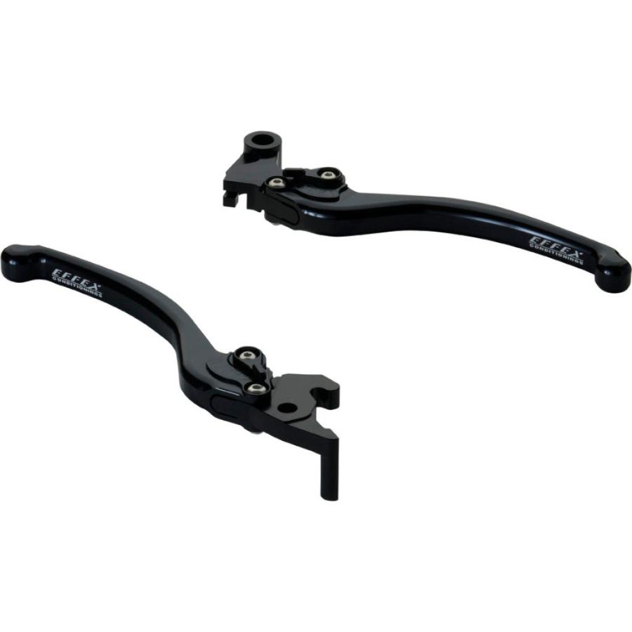 EFFEX エフェックス スムースフィットレバー カラー：ブラックアルマイト YZF-R25 YZF-R3 MT-25 MT-03 YAMAHA ヤマハ ブレーキ・クラッチレバーセット ハンドル | EFFEX