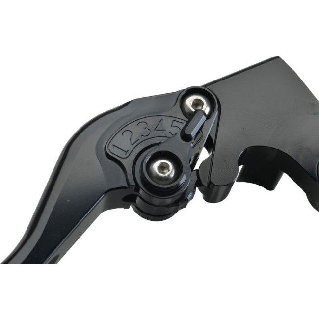 EFFEX エフェックス スムースフィットレバー カラー：ブラックアルマイト YZF-R25 YZF-R3 MT-25 MT-03 YAMAHA ヤマハ ブレーキ・クラッチレバーセット ハンドル | EFFEX | 01