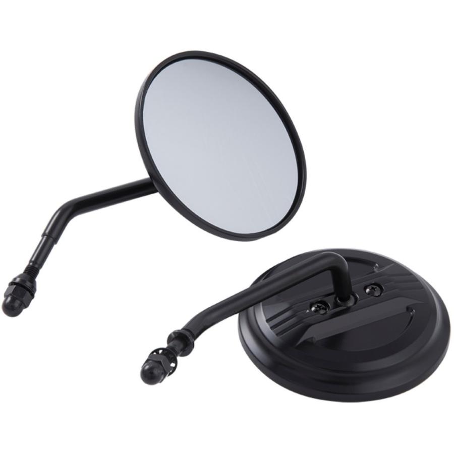 FANGSTER ファングスター ミラー／リリーフ カッティング モデリング Color：Black 汎用 HARLEY-DAVIDSON ハーレーダビッドソン