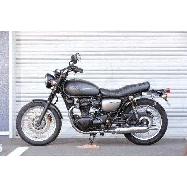 KIJIMA キジマ バッグサポート 左側 / カラー：メッキ W400 W650 W800 W800CAFE W800STREET｜webike｜06