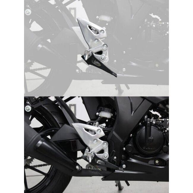 KIJIMA（キジマ） GSX-R125 GSX-S125 ステップアップブラケット BK