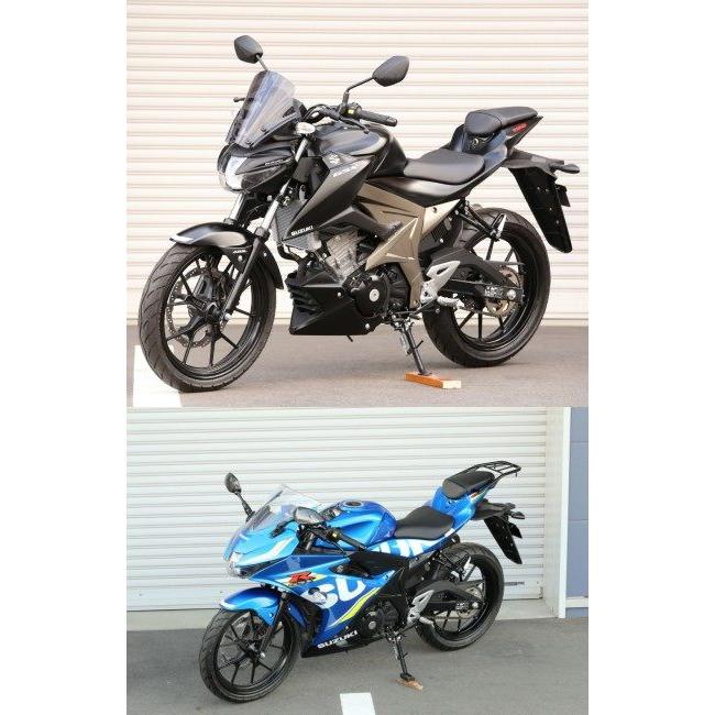 KIJIMA キジマ GSX-R125 GSX-S125 ステップアップブラケット BK SUZUKI スズキ セットバックプレート ステップ 足回り | KIJIMA | 09