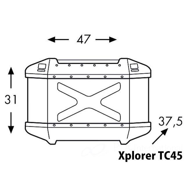 ヘプコ＆ベッカー（HEPCO&BECKER） トップケース Xplorer 