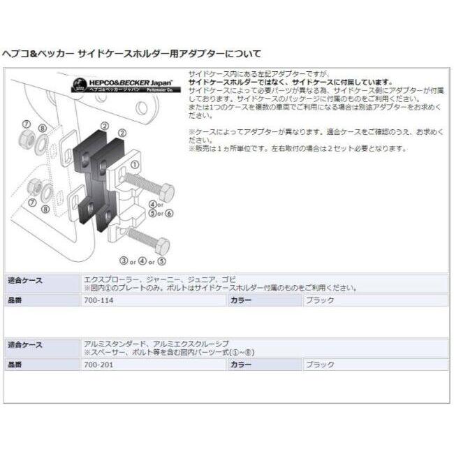 HEPCO＆BECKER ヘプコ＆ベッカー サイドケースホルダー 「LockIt」 V-Strom650XT V-Strom650 SUZUKI スズキ バッグ・ボックス取り付けステー | ヘプコ＆ベッカー | 08
