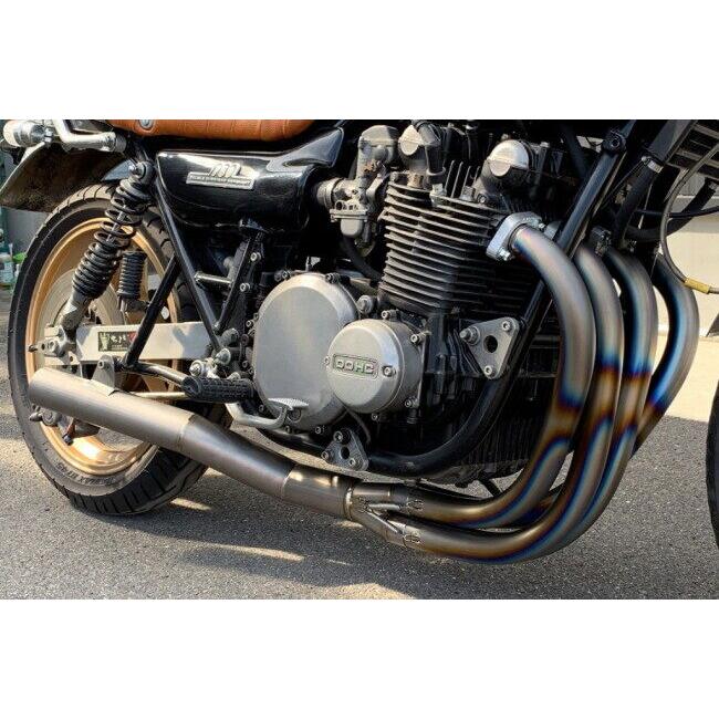 MIZUNO MOTOR ミズノモーター 【ゼス】Z1／Z2用 ショートマフラー 手曲げ集合管 内径：30パイ Z2 (750RS/Z750FOUR) Z1 KAWASAKI カワサキ マフラー | MIZUNO | 01