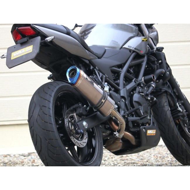 SV650X ABS WR'S SS-OVALタイプスリップオンマフラー WR'S WR'S ダブルアールズ SS-OVALタイプ スリップオンマフラー