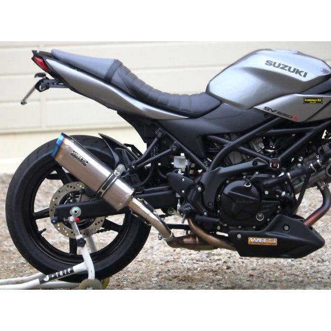 SV650 W'RS リアルエキゾースト マフラー ダブルアールズ スリップオン Webike | WR'S ダブルアールズ SS-OVALタイプ スリップオン