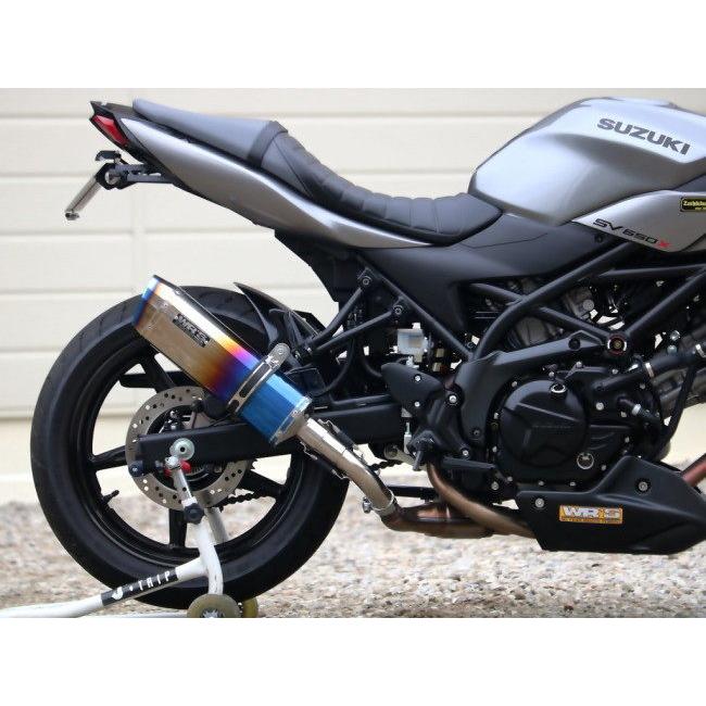 WR’S ダブルアールズ SS-OVALタイプ スリップオンマフラー サイレンサーカラー：焼き色タイプ SV650 SV650X SUZUKI スズキ SUZUKI スズキ｜webike｜06