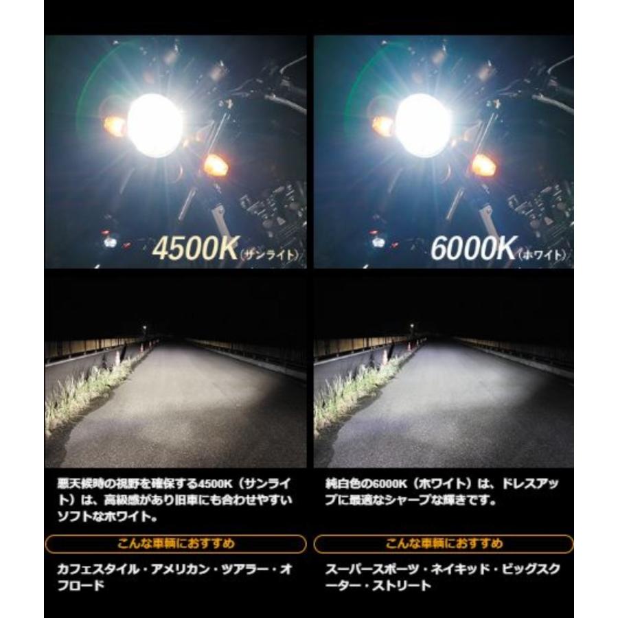 SPHERE LIGHT スフィアライト バイク用スフィアLED RIZING2 HS1 タイプ：4500K（サンライト）｜webike｜08