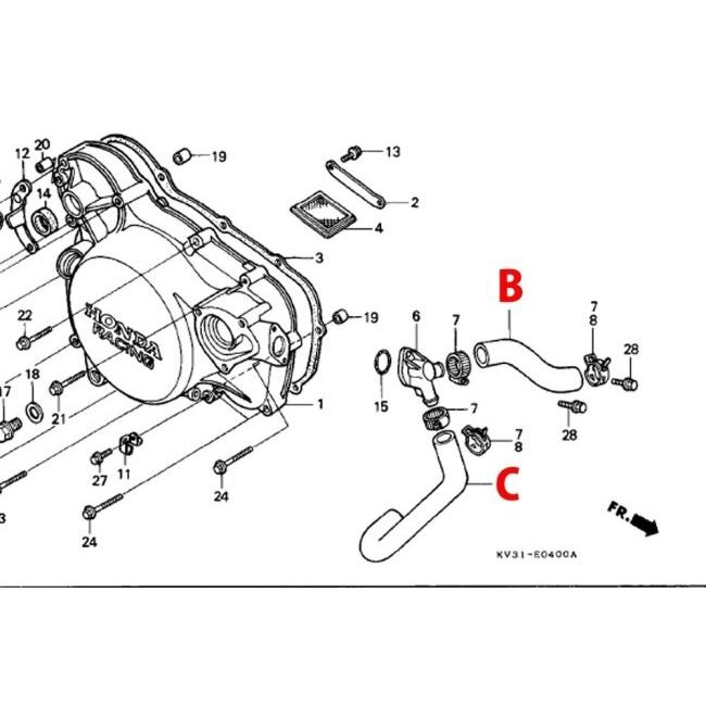 T2 Racing T2レーシング シリコンラジエターホース【フルセット】 カラー：ブルー NSR250R HONDA ホンダ ラジエーター 冷却関連 エンジンの画像