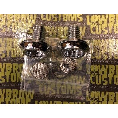 部品屋K&W 【Lowbrow Customs】メッシュブリーザーボルト カラー：クローム HARLEY-DAVIDSON ハーレーダビッドソン その他ブリーザーオプション・補修部品